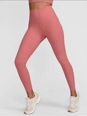 NWT Nike Zenvy Rib High-Waisted 7/8 Leggings Women's XL